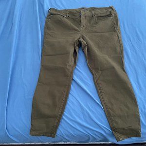 Torrid - Olive Green Jeggings - Super Soft - Size 22